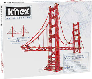 Knex: K'NEX: Architecture - Golden Gate Bridge