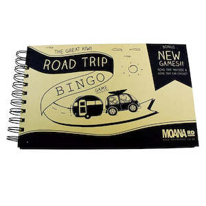 Moana Road - The Great Kiwi Road Trip Bingo.