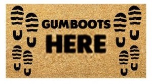 Moana Road Doormat  - Gumboots