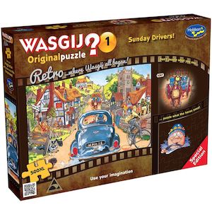 New Arrivals: Wasgij XL: 500 Piece Puzzle - Sunday Drivers