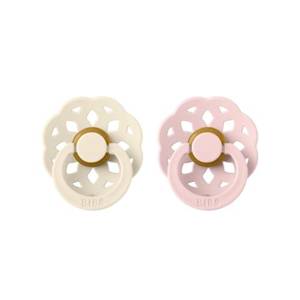 Bibs 1: BIBS Boheme Pacifiers (2pk) - Ivory/Blossom
