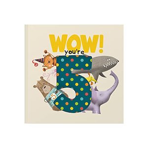 Gift Cards Book: WOW! You're Five birthday book