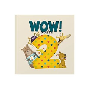 Gift Cards Book: WOW! You're Two birthday book