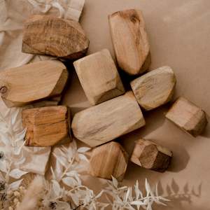 Stacking Sorting: Q Toys Wooden Stacking Gems