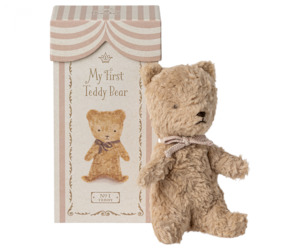 Soft Toy: Maileg My First Teddy - Powder
