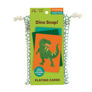 Mudpuppy: Mudpuppy Dino Snap! Playing Cards to Go