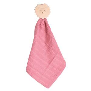 Tikiri: Tikiri Lion Muslin Comforter with Rubber Teether