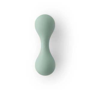 Mushie: Mushie Silicone Baby Rattle - Cambridge Blue