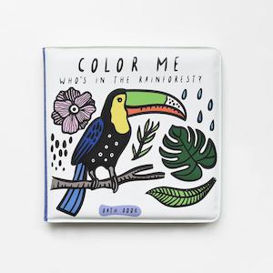 Bath Toys: Colour Me Bath Book - Rainforest