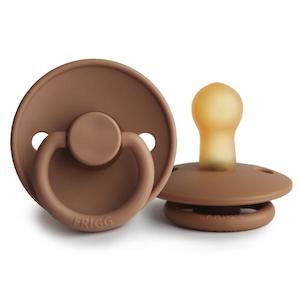 Pacifiers: FRIGG Classic Rubber Pacifier - Peach Bronze