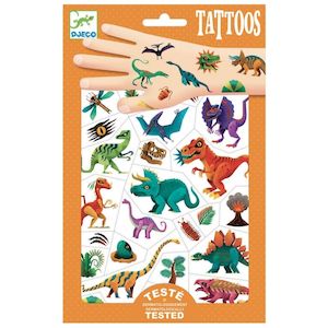 Djeco: Djeco Temporary Tattoos - Dino Club