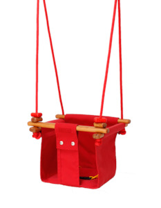 Solvej Swings: Solvej Baby & Toddler Swing - Pohutukawa Red
