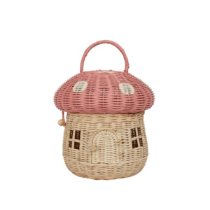 Easter %F0%9F%90%B0: Olli Ella Mushroom Basket - Musk