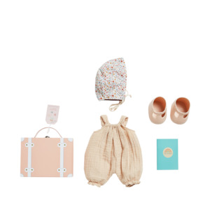 Dinkum Dolls Accessories: Olli Ella Dinkum Doll Travel Tog - Blush