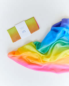 Sarah's Silks Classic Playsilks | Enchanted - Rainbow
