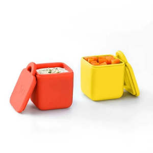 Eat Drink: OmieBox Silicone Dip 2 Pk - Yellow & Red