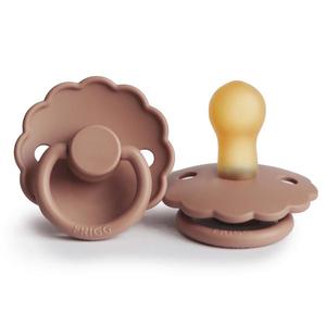 Pacifiers: FRIGG Daisy Rubber Pacifier - Rose Gold