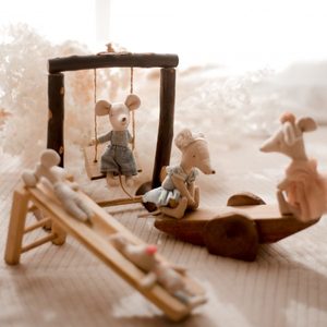 Q Toys: Q Toys Doll Wooden Playground Set