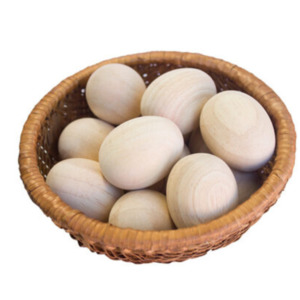 Q Toys: Q Toys Wooden Eggs in Basket - Set Of 10