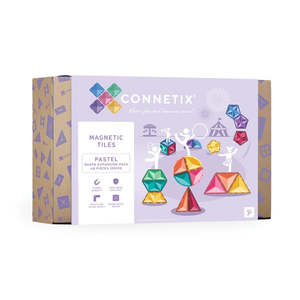 Connetix: Connetix 48 Piece Shape Expansion Pack - Pastel