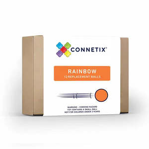 Connetix: Connetix 12 Piece Replacement Balls - Rainbow