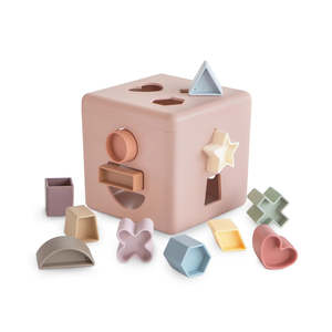 Baby: Mushie Shape Sorting Box - Petal