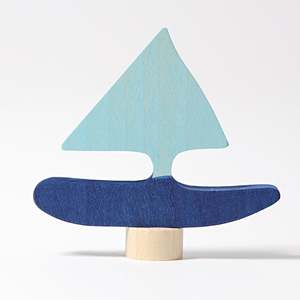 Grimm's Candle Holder Decoration - Sailing Boat