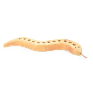 Drei Blätter Wooden Pencil Holder | Snake - 12 holes