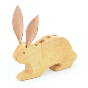Drei Blätter Wooden Pencil Holder | Bunny - 6 holes