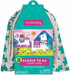 Mudpuppy Puzzle to Go 36pc - Llama Land