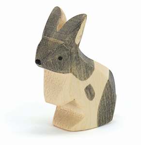 Play: Ostheimer Farm | Rabbit Black & White - Standing