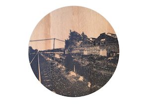 Wooden Print: Ewing Phosphate