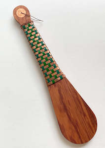 Anna Gedson: Green & Copper Rosewood Patu