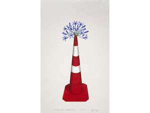 Jo Ewing: Christchurch Agapanthus Print A4