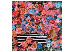 Carrie Broomhall: Striped Pot