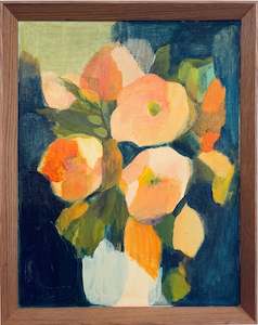 Georgina Hoby Scutt: Floral Study with Navy Blue
