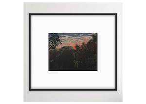 Early Morning, Panama Rock Framed
