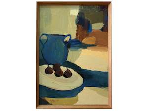 Georgina Hoby Scutt: Blue urn with figs