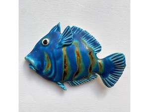 Blanche Fryer: Turquoise Tropical Fish