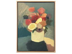 Floral Study with Purple