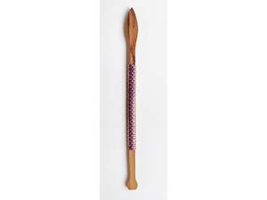 Anna Gedson: Taiaha in Rimu Red & Purples