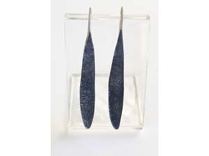 Silver stardust earrings