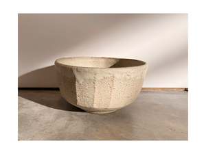 Large  Faceted Bowl