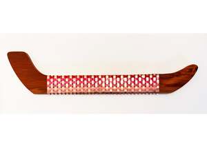 Anna Gedson: Rimu Waka in Red, Pinks and Copper