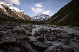 Hooker Valley Glacial Flow