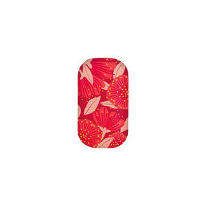 Bright Botanical Pohutukawa Trinket Box