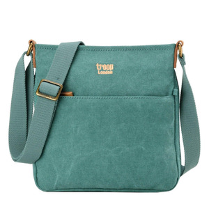 Classic Small Zip Top Shoulder Bag - Turquoise