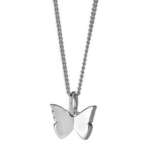 Jewellery: Mini Butterfly Necklace Sterling Silver