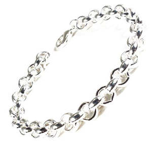 Jewellery: B3 Sterling Silver Belcher Chain Bracelet