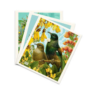 Souvenirs: Swedish Dishcloth-Botanical